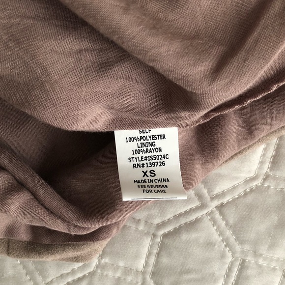 Soft Velour Button Down Skater Skirt - Picture 3 of 3